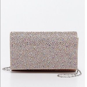 Dressbarn Embellished Glitter Clutch